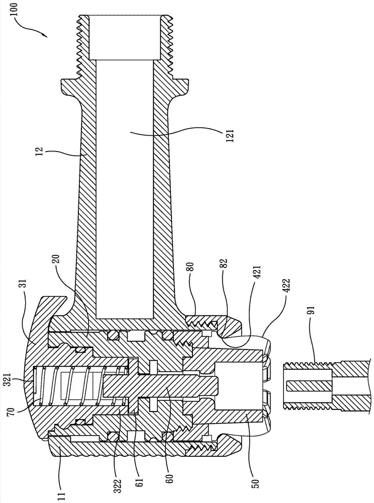 Rotary clamping jaw type valve