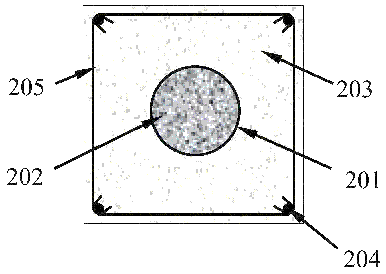 A steel tube concrete composite frame structure system