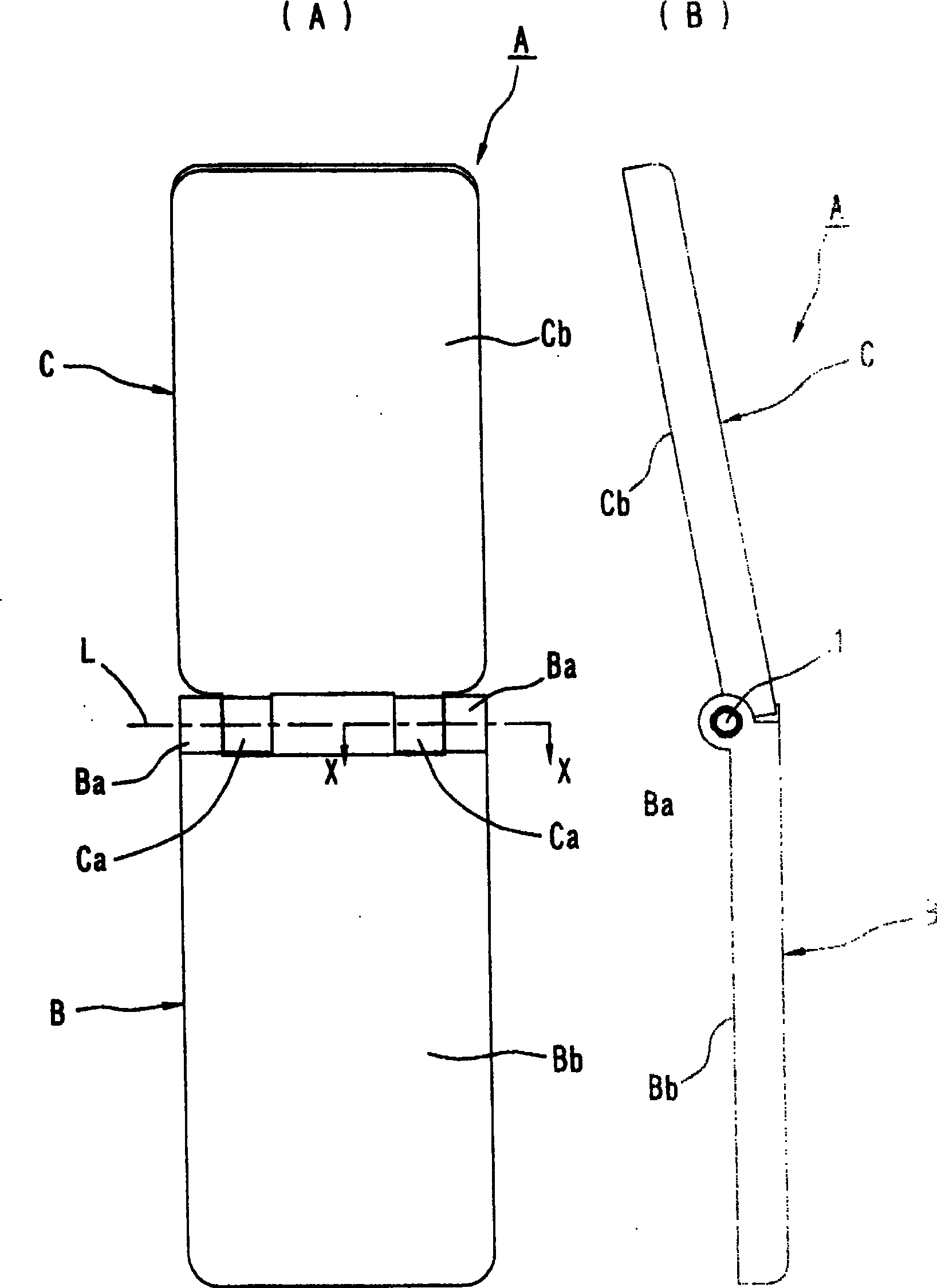Hinge device and portable device