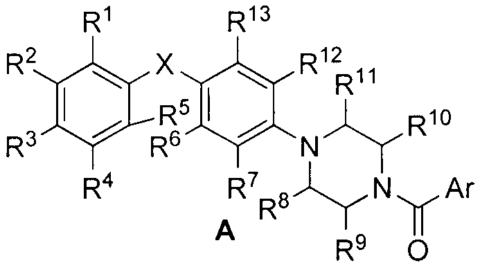 Piperazine structure-based aryl formamide Raf kinase inhibitor and preparation method as well as application thereof