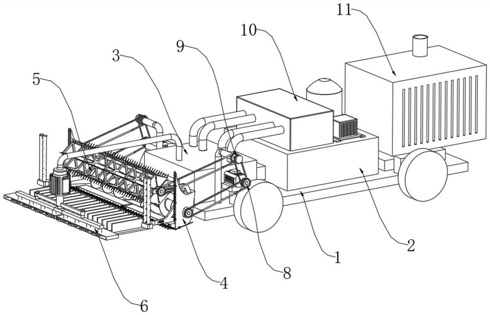 Agricultural rice harvesting device