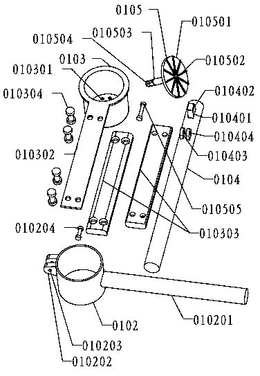 Rotary garlic pressing device