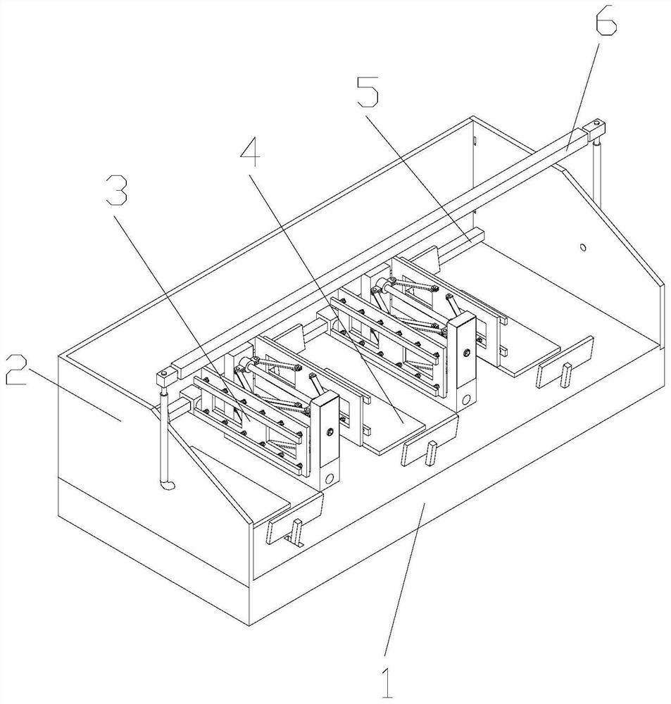 A reinforcement and anti-vibration device for a substation battery