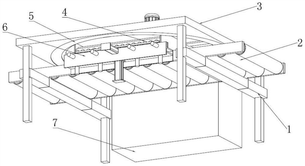 Multi-disc brush cleaning device capable of automatically replacing disc brushes