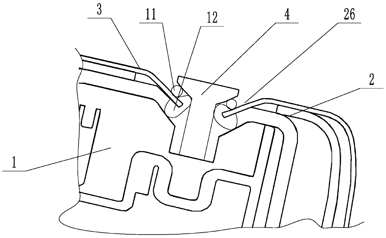 Automobile door and door lock connection structure and assistant positioning device for same