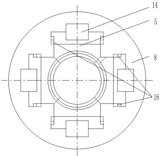 Combined plastic forming method of automobile hub and matching forming mold of automobile hub