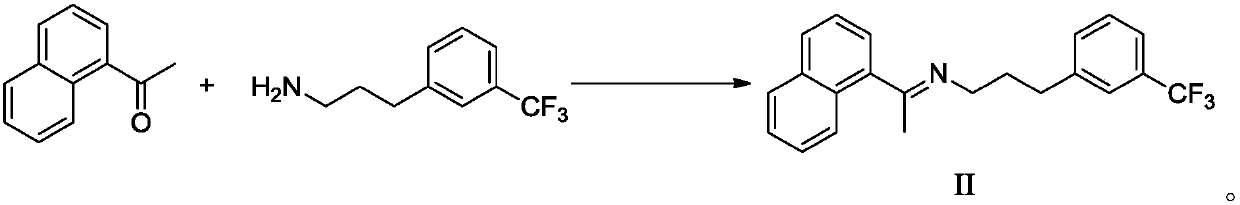 Preparation method of cinacalcet hydrochloride and intermediate thereof