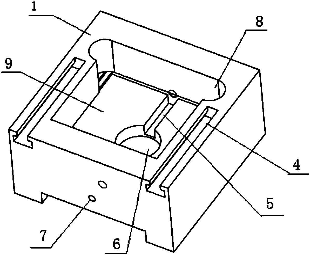 Double-station ceramic substrate material fixture and clamping method