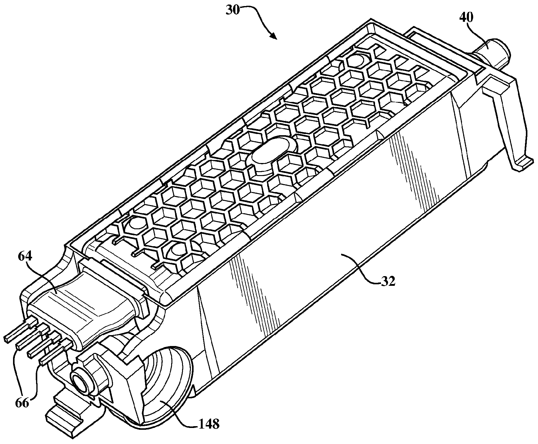 Solenoid valve assembly for a seat of a vehicle