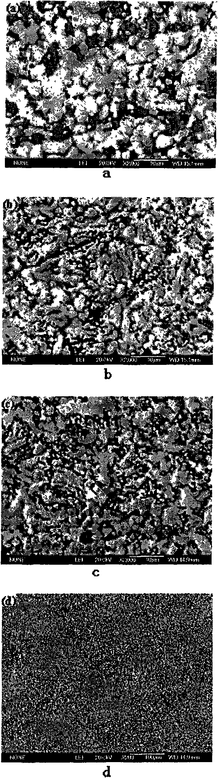 Method for manufacturing CuWCr composite material by using WCr alloy powder