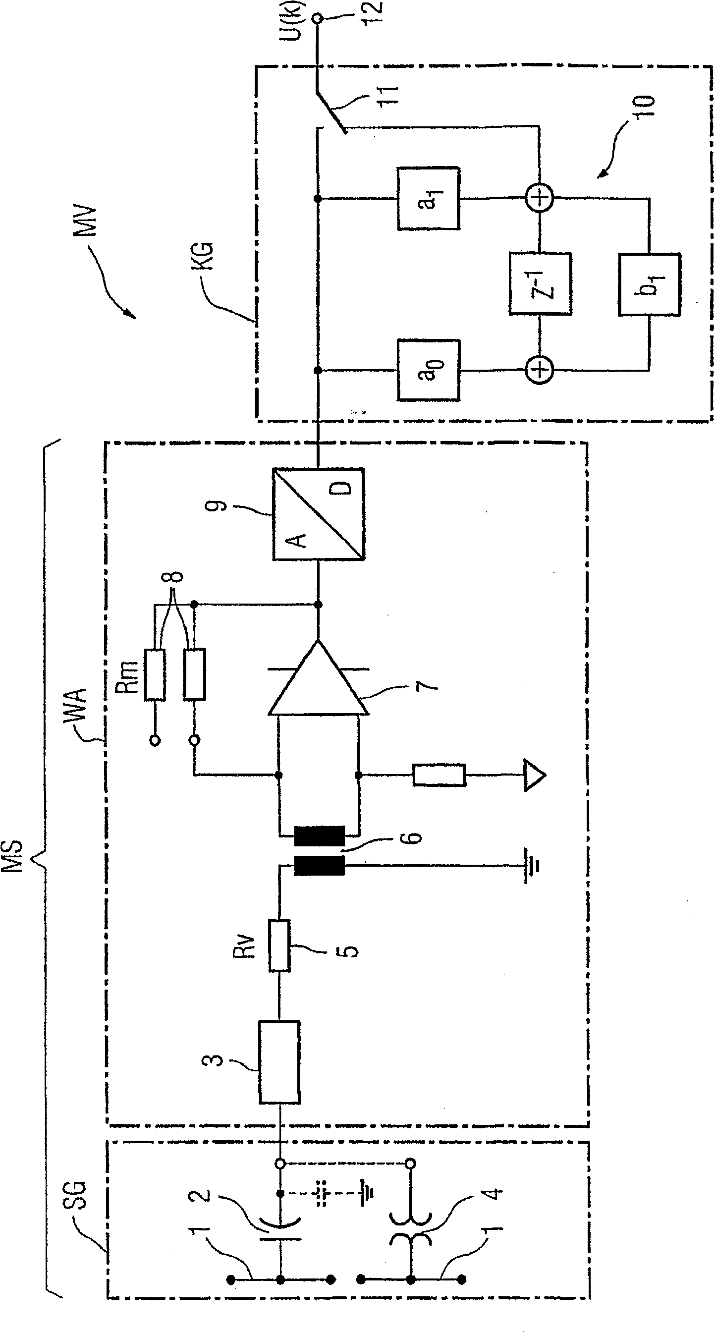 Method and device for measuring voltage