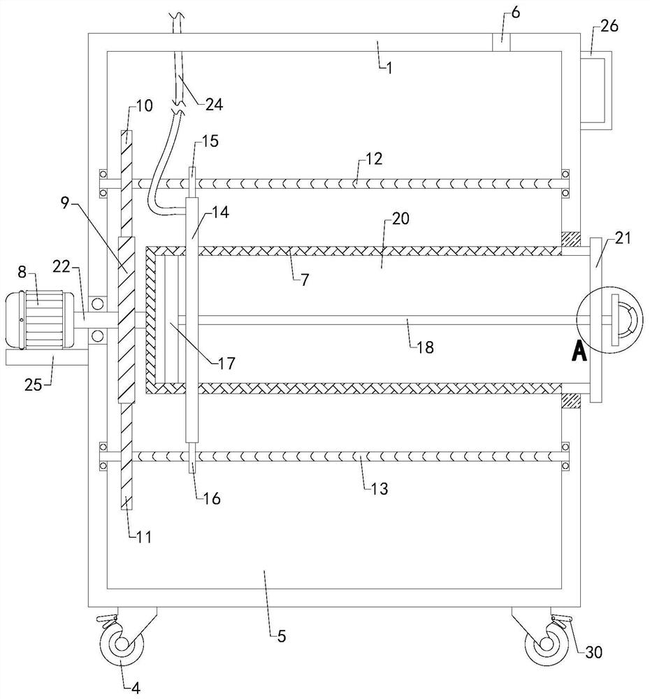 Agricultural and sideline product drying device