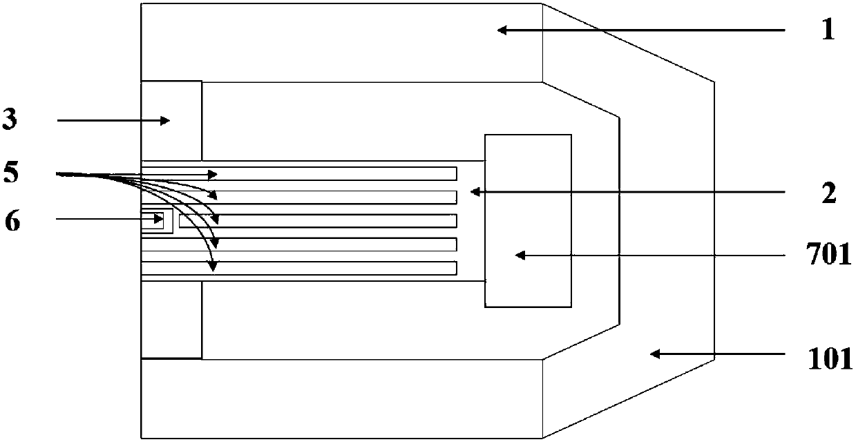 High-sensitivity piezo-resistive-capacitance superimposed force-sensitive sensor based on synchronous resonance