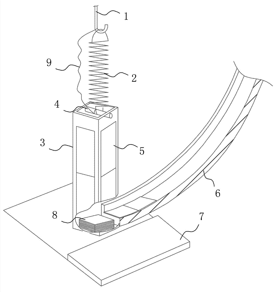 Device for stacking and cutting peach slices