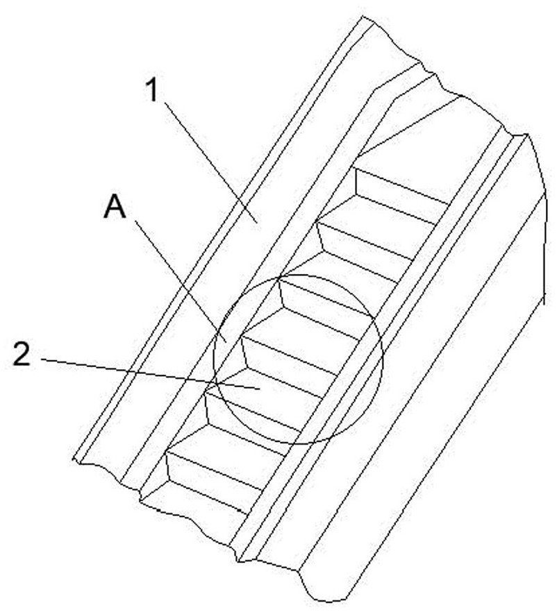 An expandable escalator pedal
