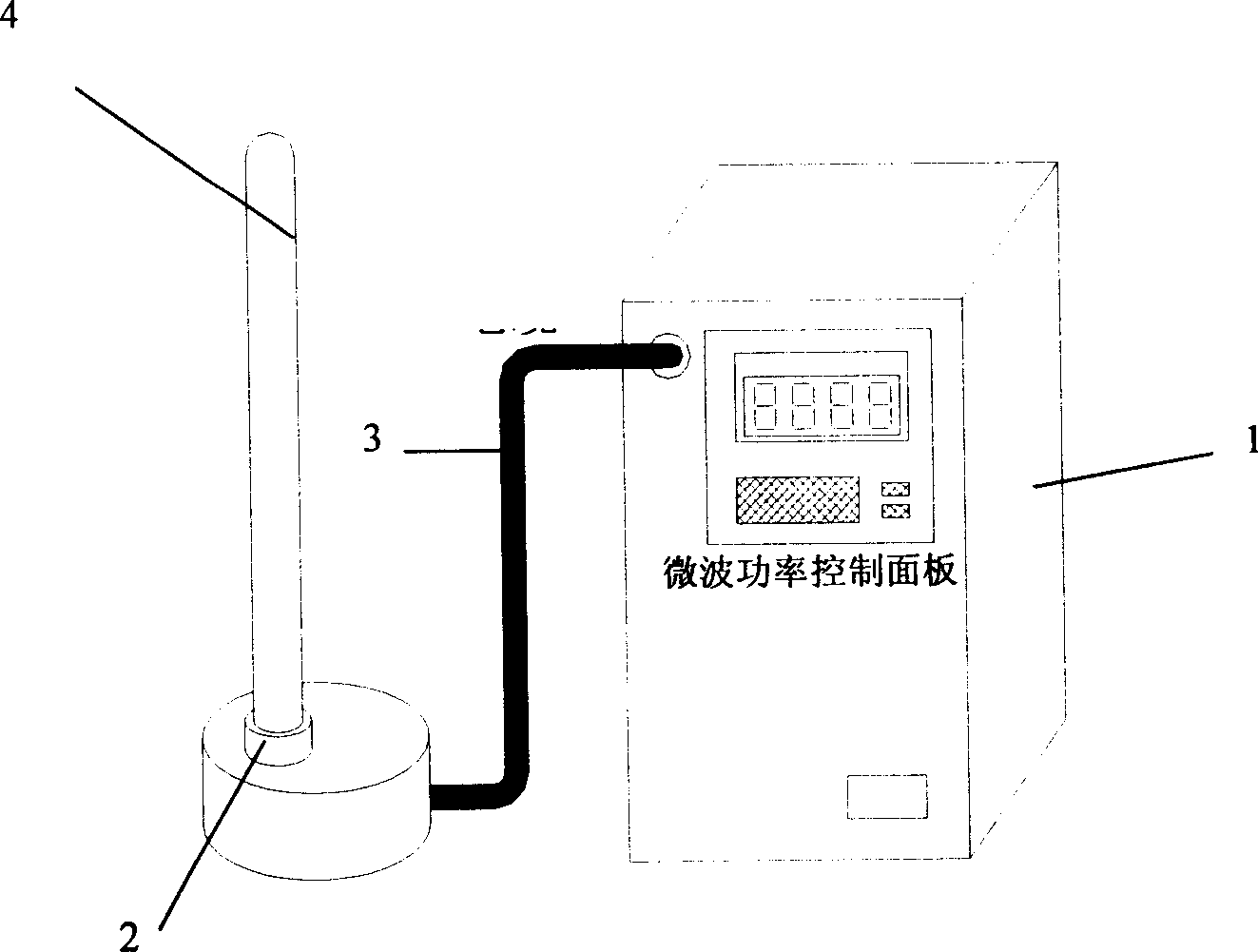 Electrodes microwave discharging light with 190nm and 207nm quasi-molecule and use thereof