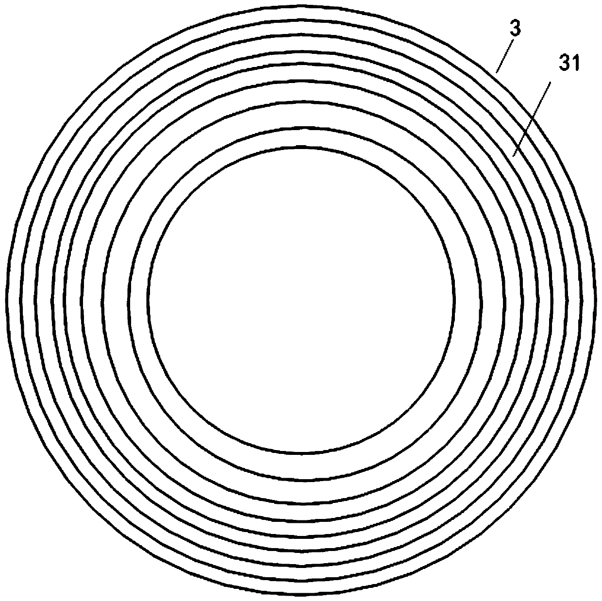 A detection device and working method for chemical mechanical polishing pad wear