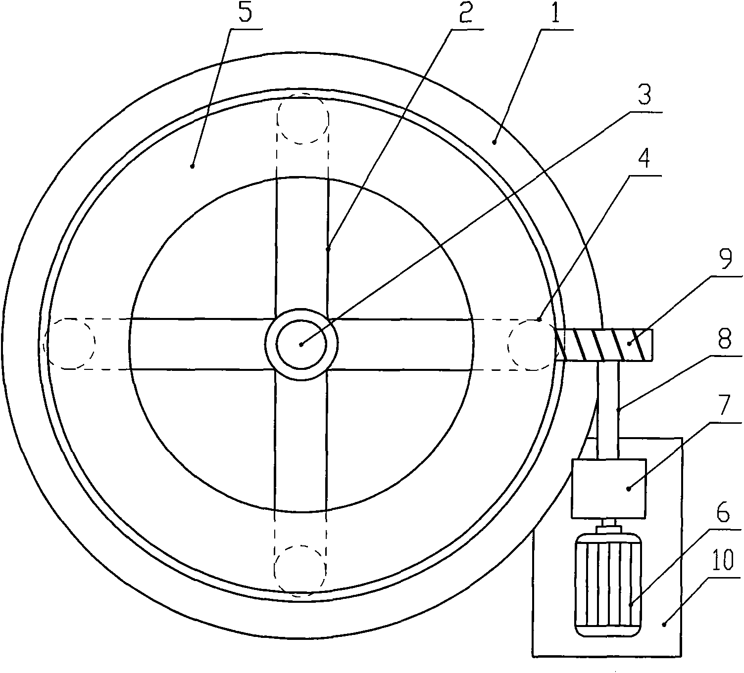 Electric pay-off rack