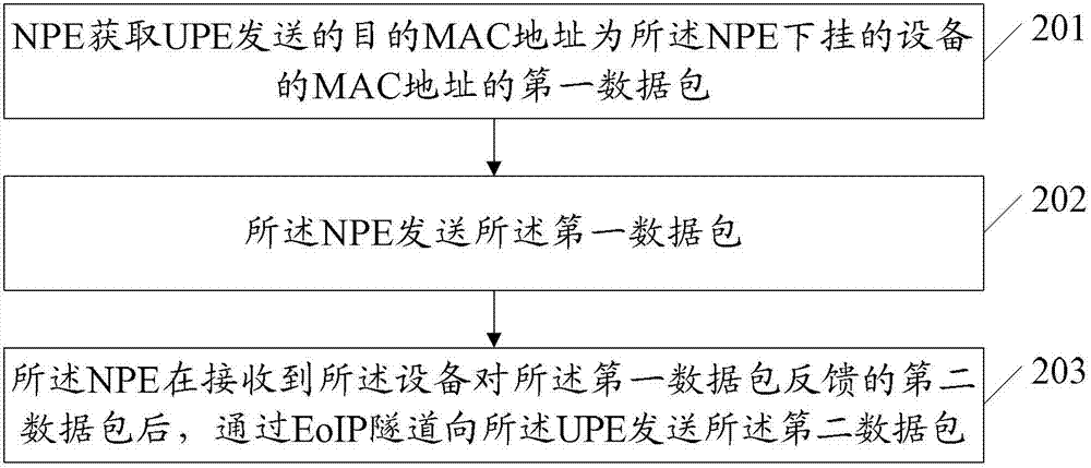 Transmission method and system for layered virtual private local area network business