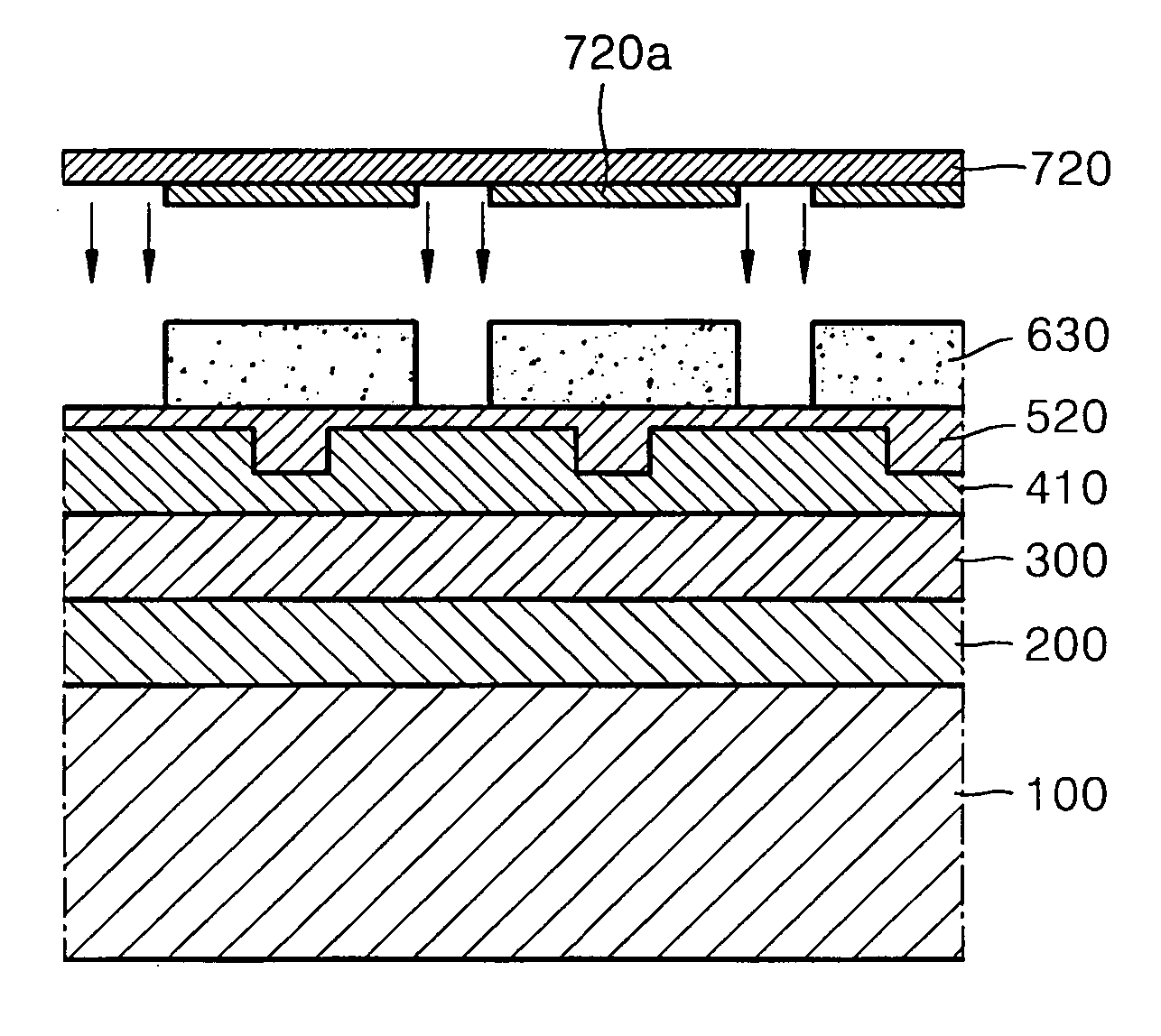 Method of forming micro-patterns using multiple photolithography process
