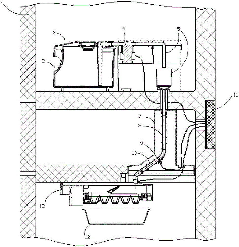 A water supply control system and control method for an automatic ice maker