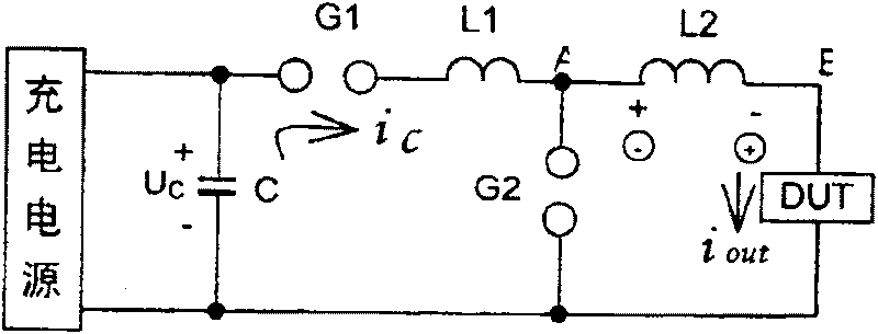 Inductance energy-releasing swashing current-generator