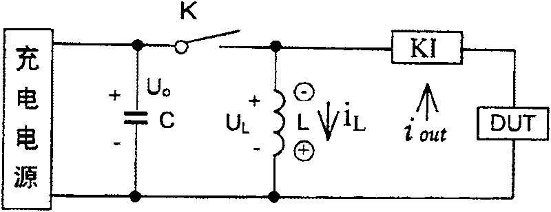 Inductance energy-releasing swashing current-generator