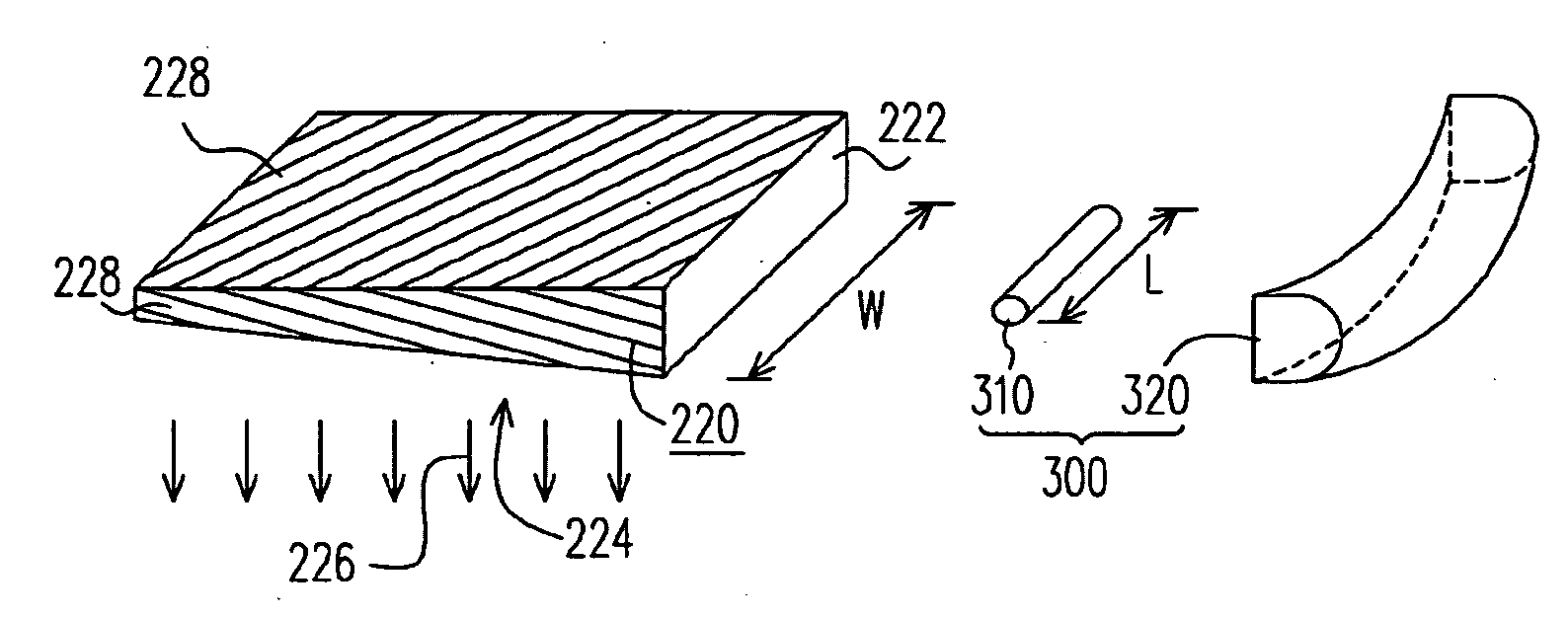 Lamp module for planar source device