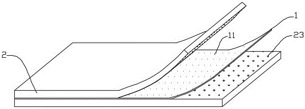 Glue-coated cloth and manufacturing method thereof