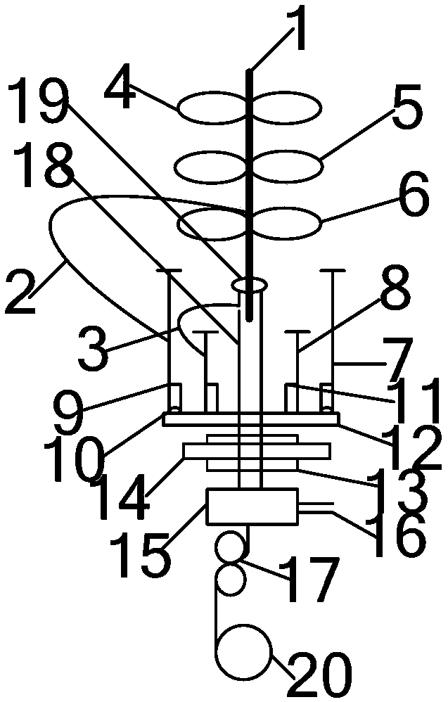 A kind of parallel spinning fancy yarn and its production method