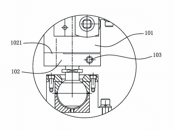 Pressure adjusting device of die cutting machine and method thereof