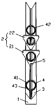 Outer green removing device of bamboo pole