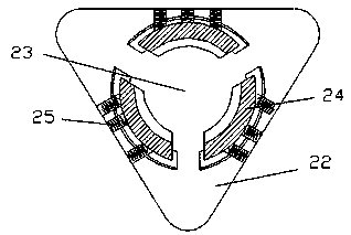 Outer green removing device of bamboo pole