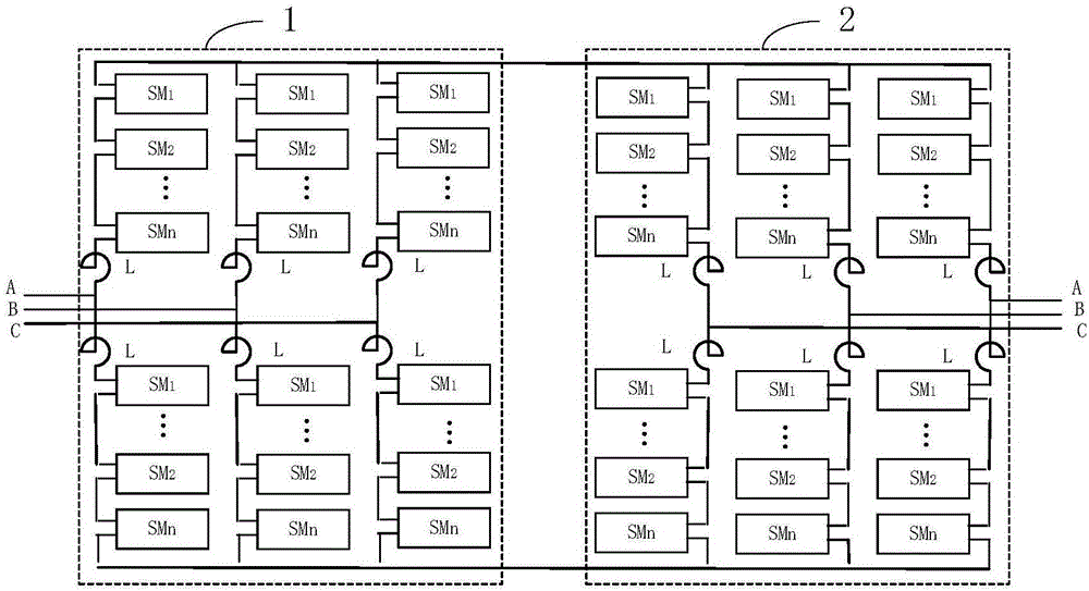 Variable-frequency flexible tuning device, half-wavelength alternating-current power transmission system and control method thereof