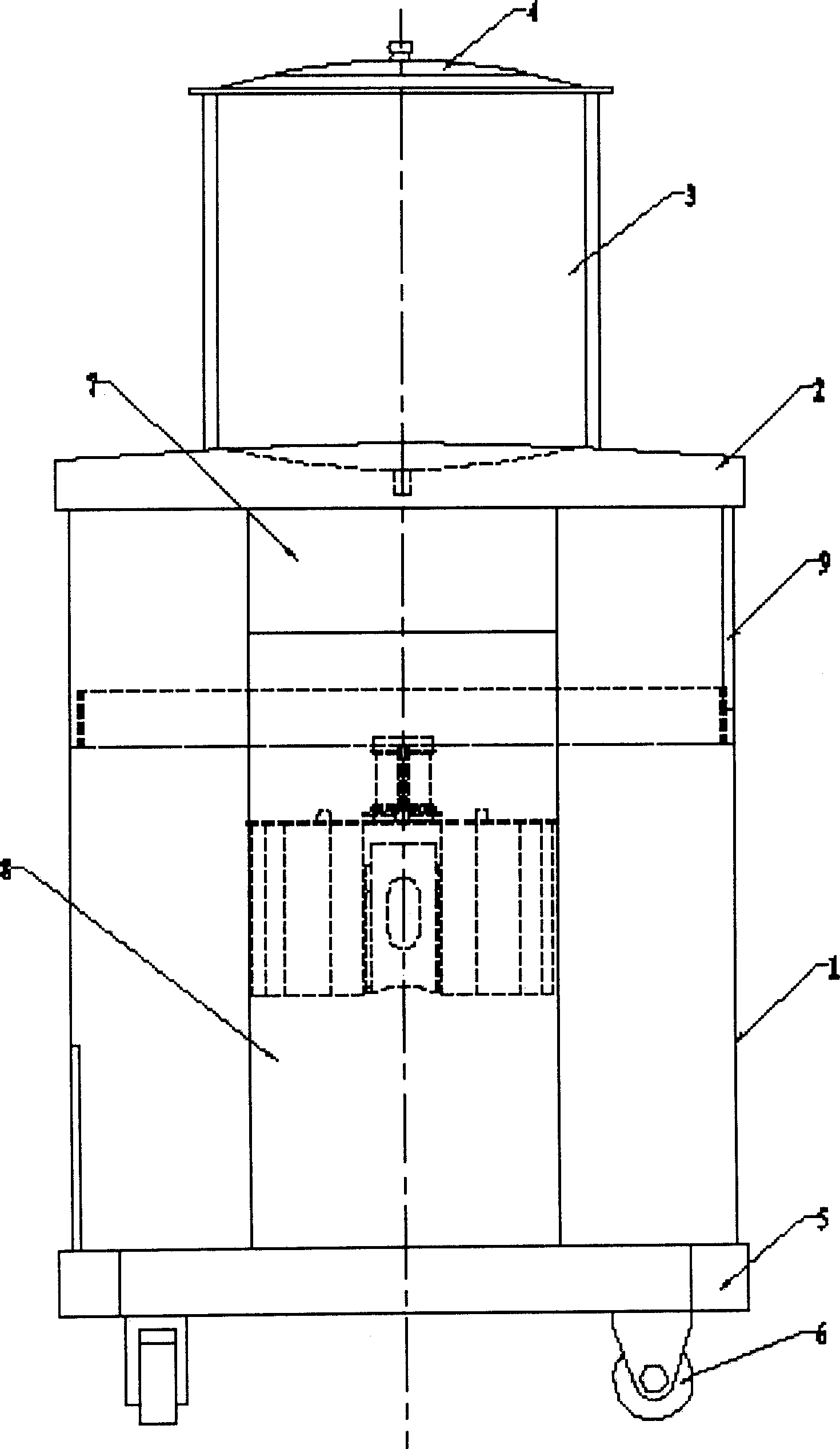 Minitype vertical liquid packing machine