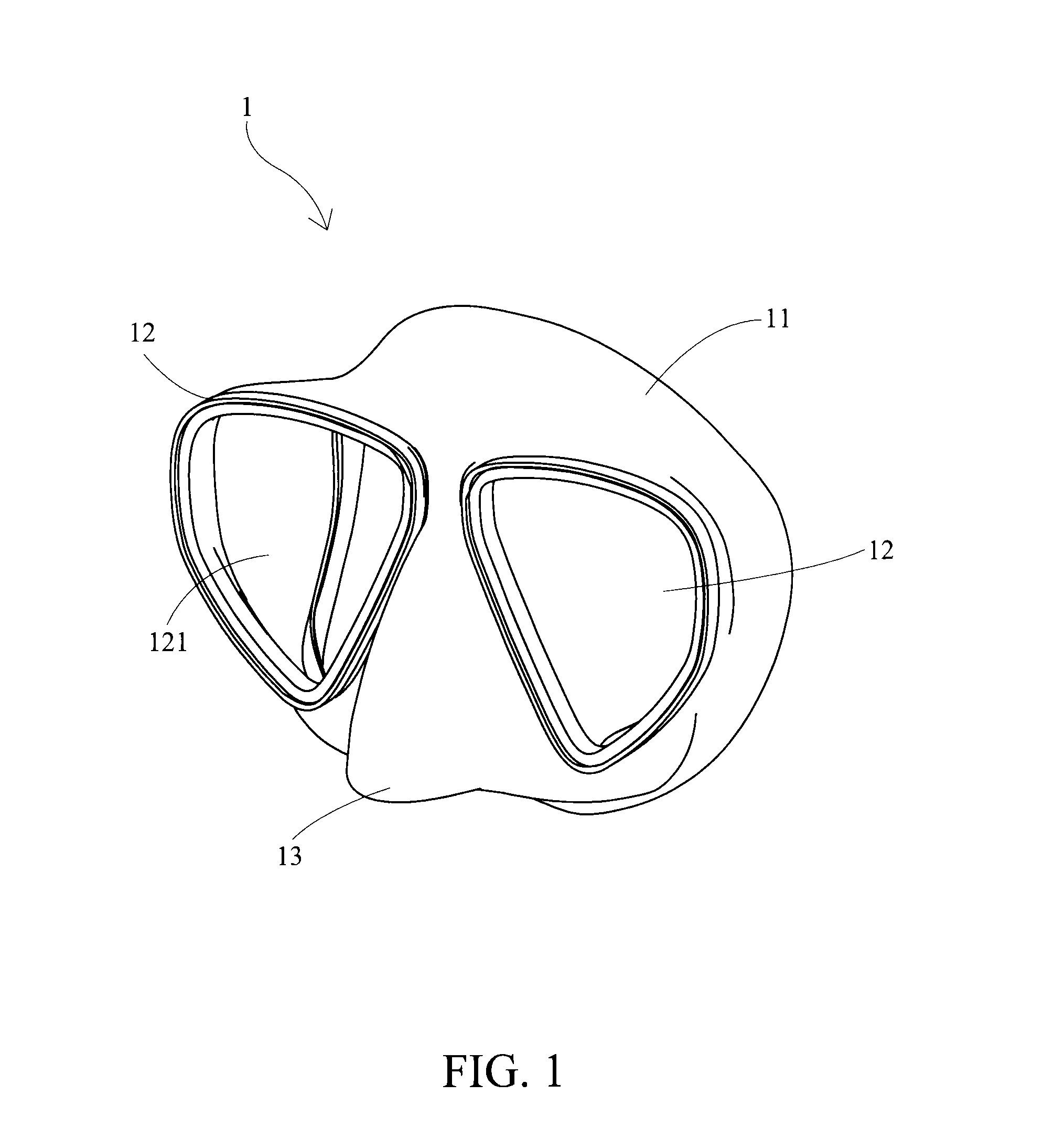 Goggle mask, check valve device thereof and method for manufacturing a check valve device thereof