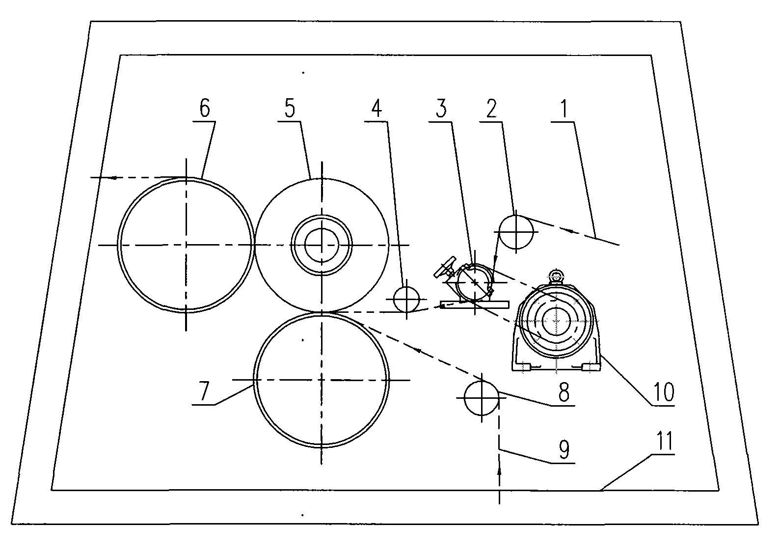 Compound technique of film filtering material and equipment