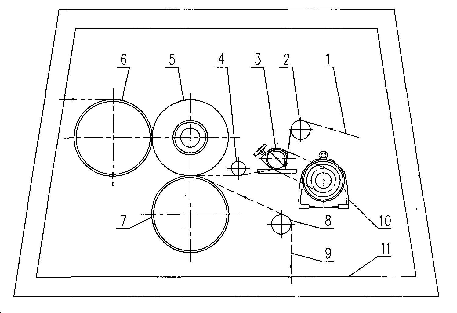 Compound technique of film filtering material and equipment