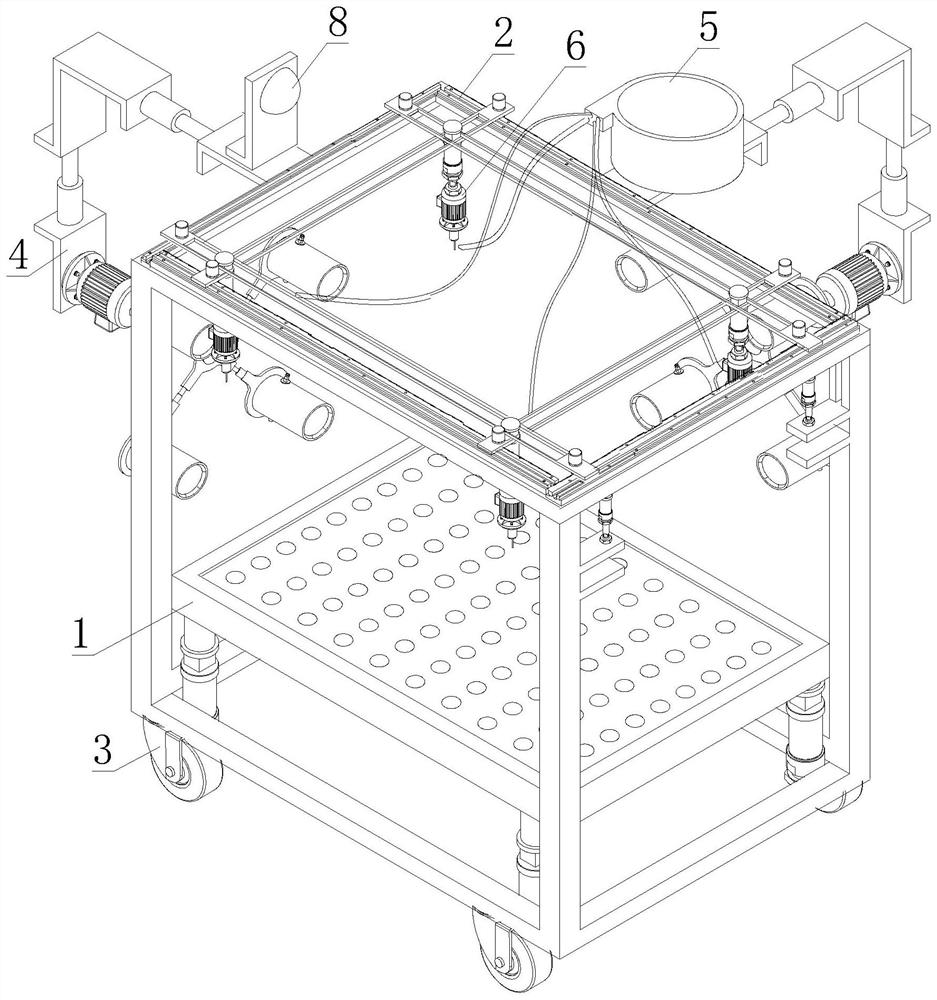 Movable integrated-type filter automatic assembling machine and system used for nuclear power plant