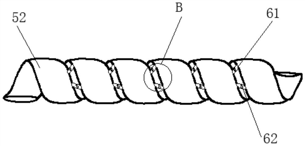 A twist-resistant high-pressure delivery pipeline applied to hydraulic systems