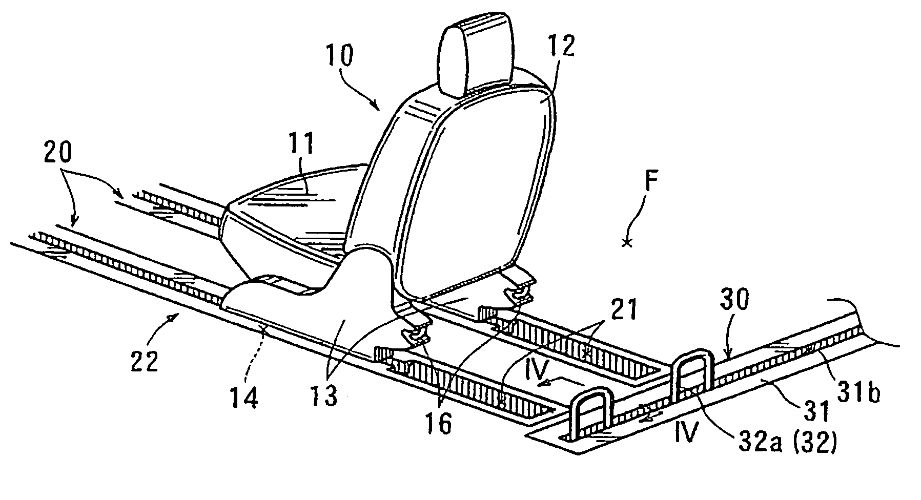 Vehicle seat moving devices