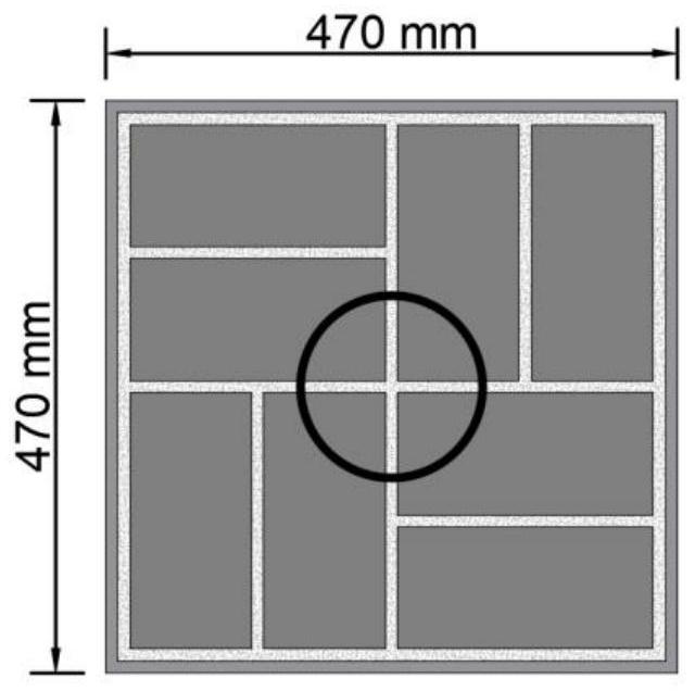 Method for evaluating and representing permeability characteristics of water permeable pavement