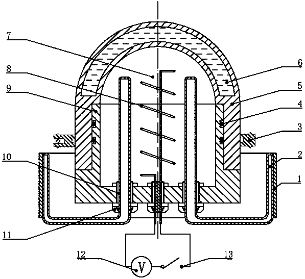 Phase transformation buoyancy engine cooled by heat pipe