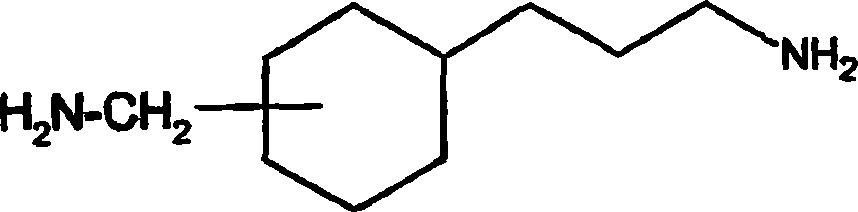 Thermohardenable epoxy resin-based compositions, 3(4)-(aminomethyl)-cyclohexane-propanamine and 1,4(5)-cyclooctane dimethanamine