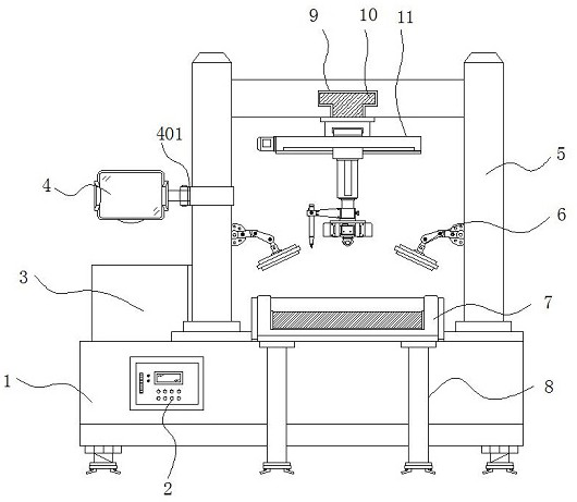 Visual inspection equipment capable of identifying flaws for large part inspection