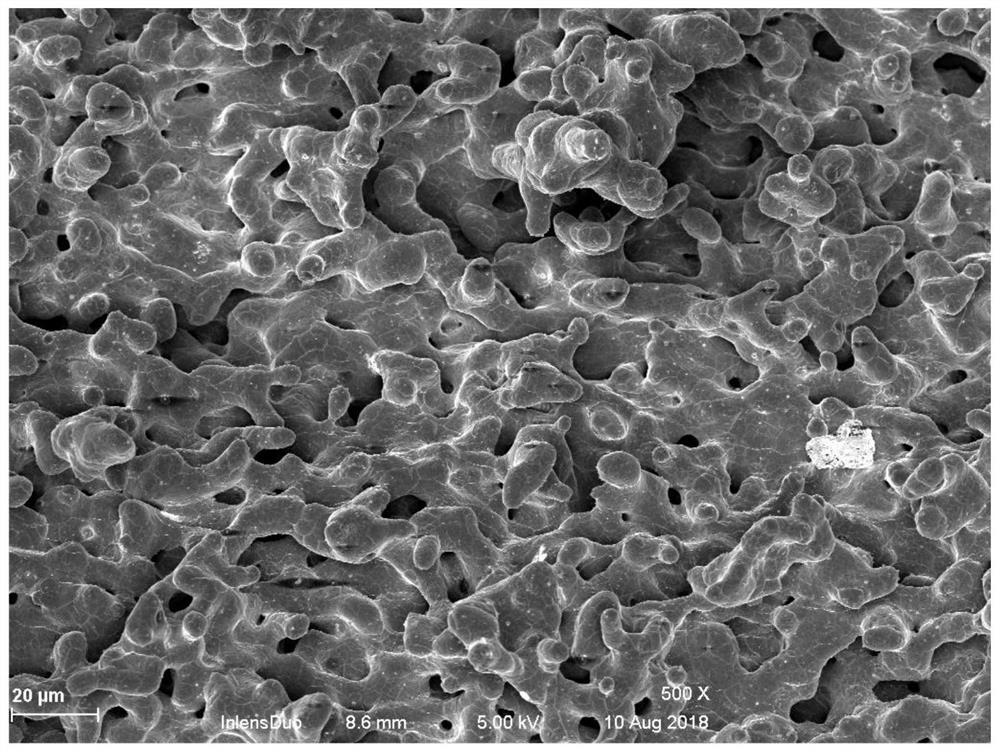 Method for growing graphene film on surface of copper powder