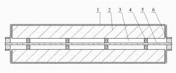 Glass welded double-vacuum-layer metal vacuum composite plate and production method thereof