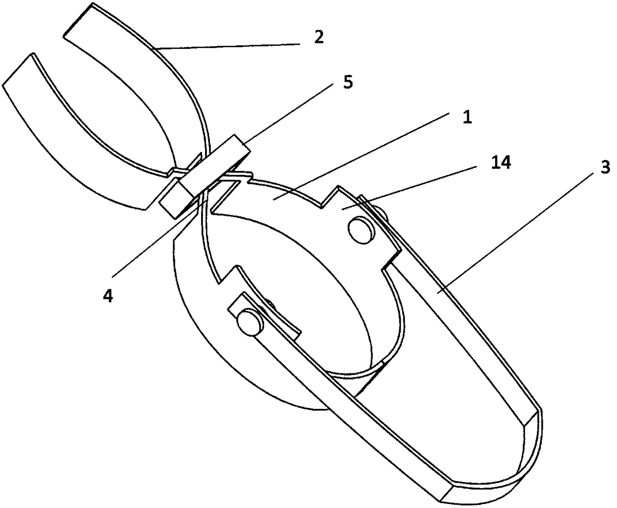 Adjustable fixed gingival separator for dental implant surgery