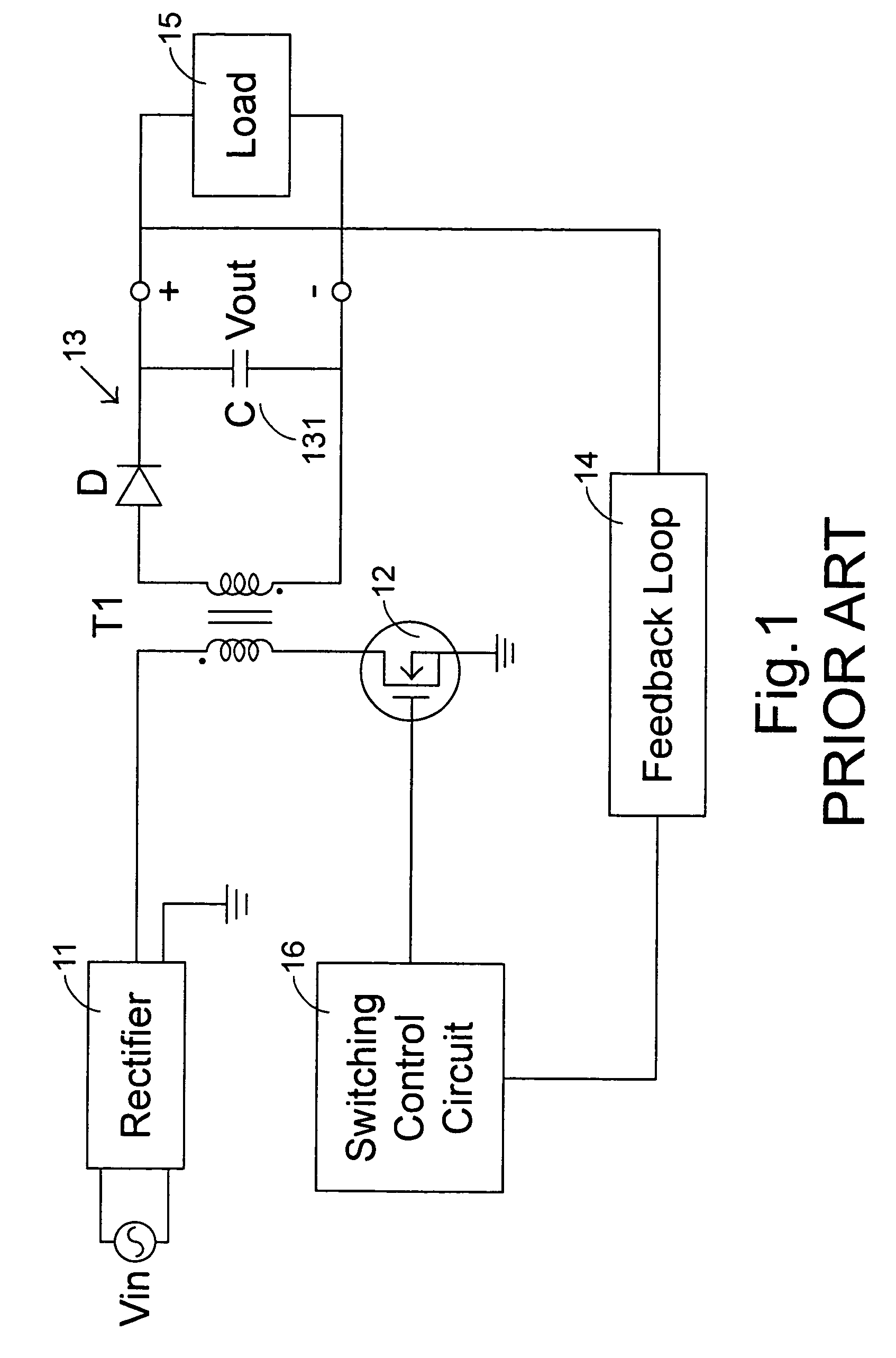 Switching power supply utilizing oscillator frequency tuner for load driving capability under peak load condition