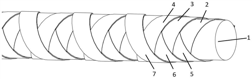 CORC cable with transposed close layers